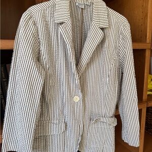 *SOLD*Women Blazer 100% Cotton City DKNY
